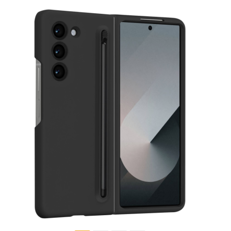 Coque de Protection Samsung Galaxy Z Fold/Flip Toucher Peau Liquide - Noir — ECO · Smarty Paris 18e